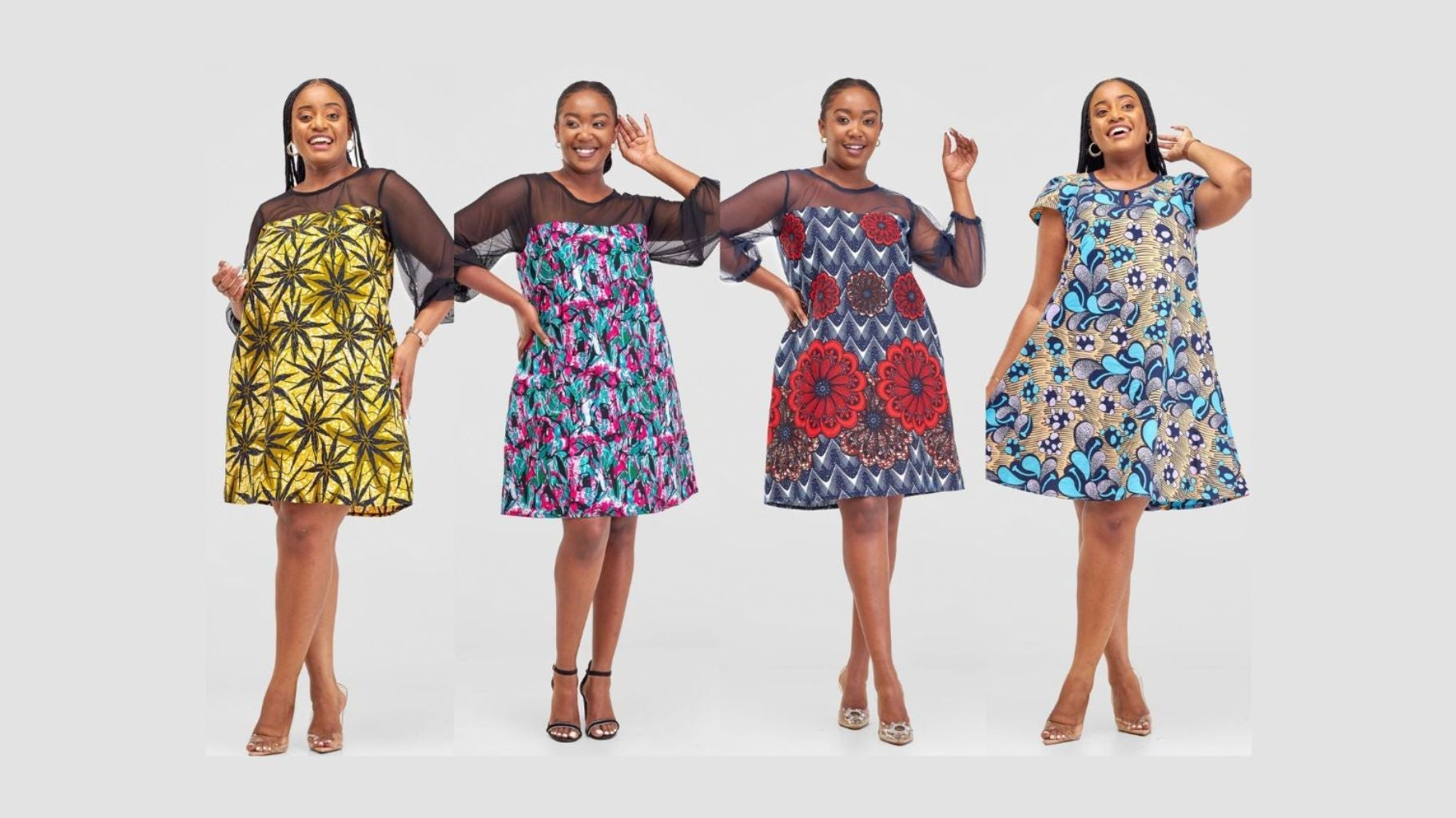 women dressed in ankara dresses